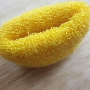 hair ties , girls , yellow